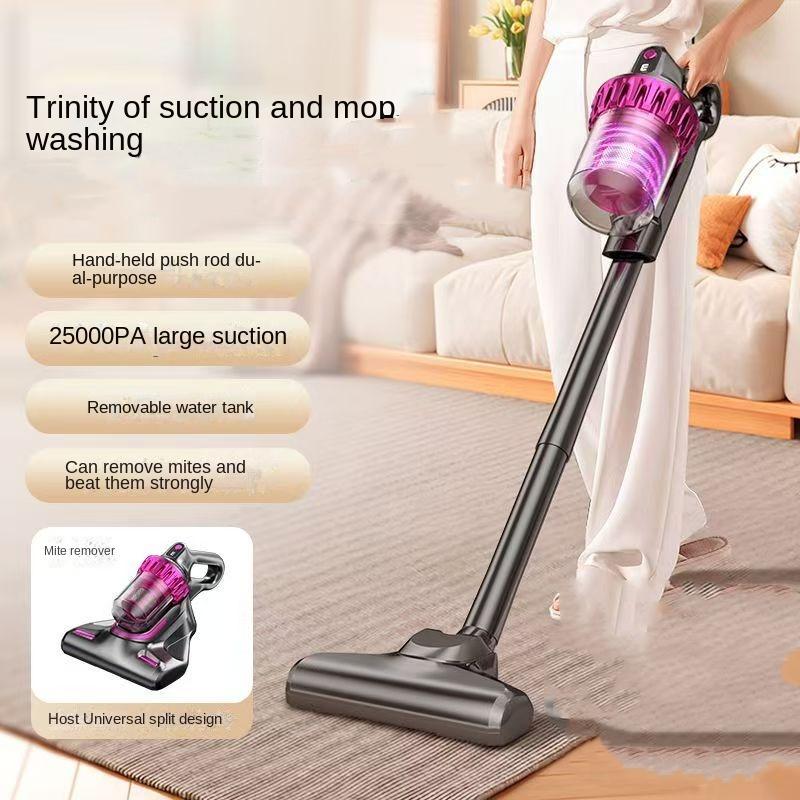 1 шт. бытовой пылесос для чистки диванов, полов, большой всасывающий беспроводной ручной пылесос для кровати, стержневой пылесос, три режима сборки