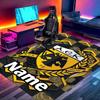 Custom Name Personalized AEK Athens FC Print Carpet, Versatile Home Decor Rug, for Playroom, Apartment, Balcony, Entryway, Hallway Gift