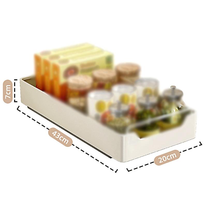 Новая кухонная полка для хранения с направляющими, выдвижной кухонный ящик, лоток для хранения, коробка для специй, стеллаж для хранения, органайзер для шкафов