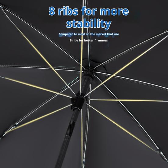 Baby Stroller Umbrella with Clamp UPF 50+ Sun UV Protection Adjustable Waterproof Windproof Universal Outdoor UV Blocking Pram Parasol