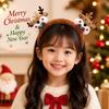 Soft Fabric Plush Headband Adorable Hair Accessories Stylish Christmas Headband  Holiday Costume