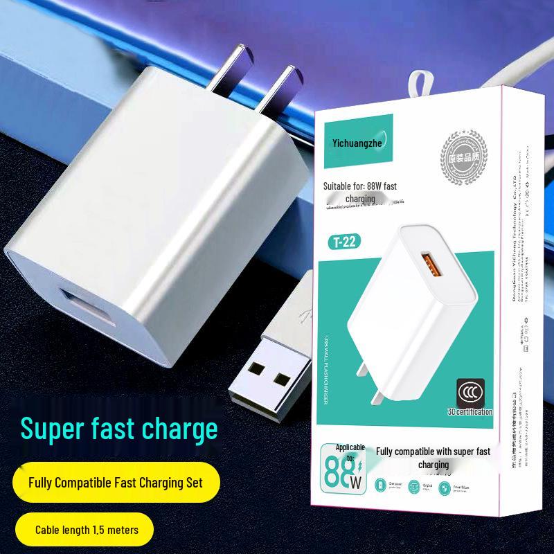 Сертифицированное 3C USB-зарядное устройство 9V2A для Apple, Huawei и Android-телефонов - Сверхбыстрая зарядка Type-C