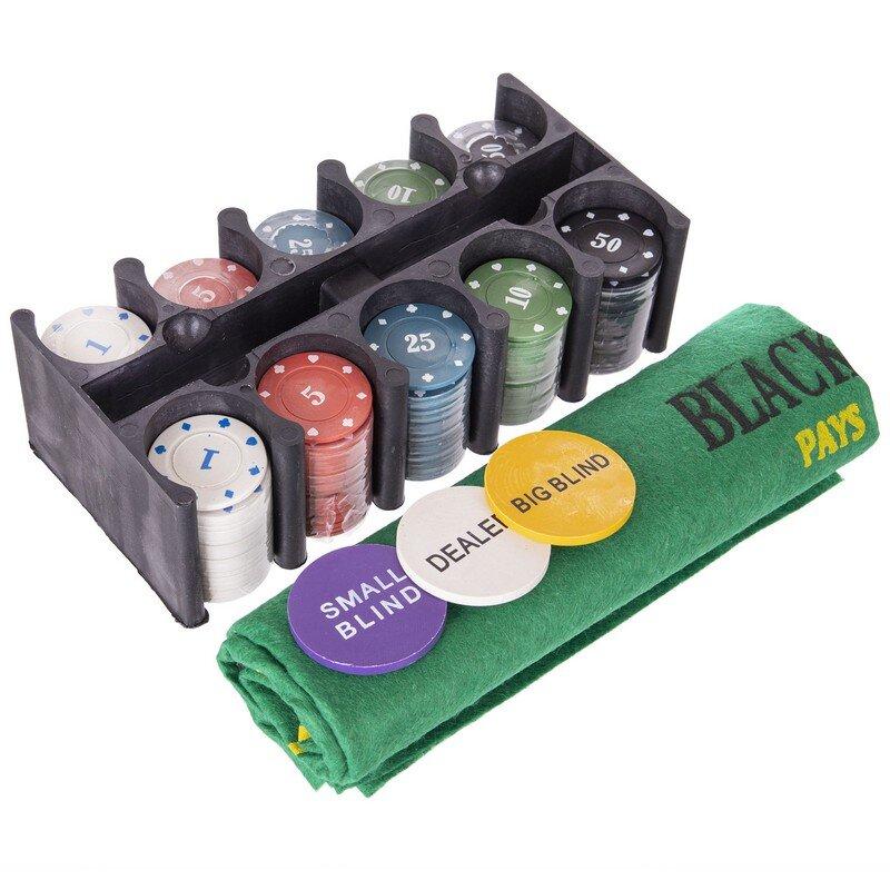 Board Game Poker, Poker Set 538-045 200 Chips