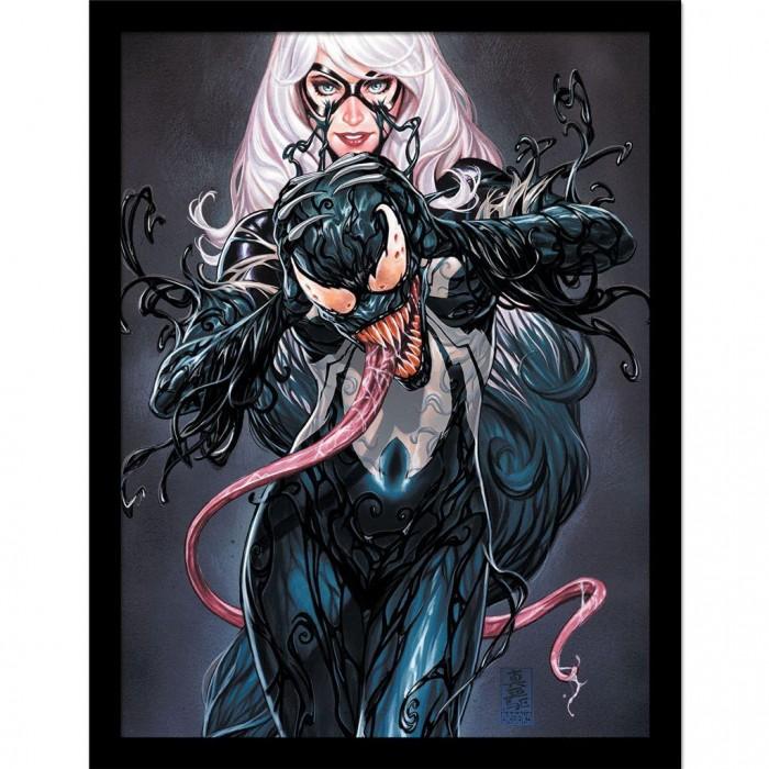 Marvel Venom Black Cat Vol 1 Рамочный постер