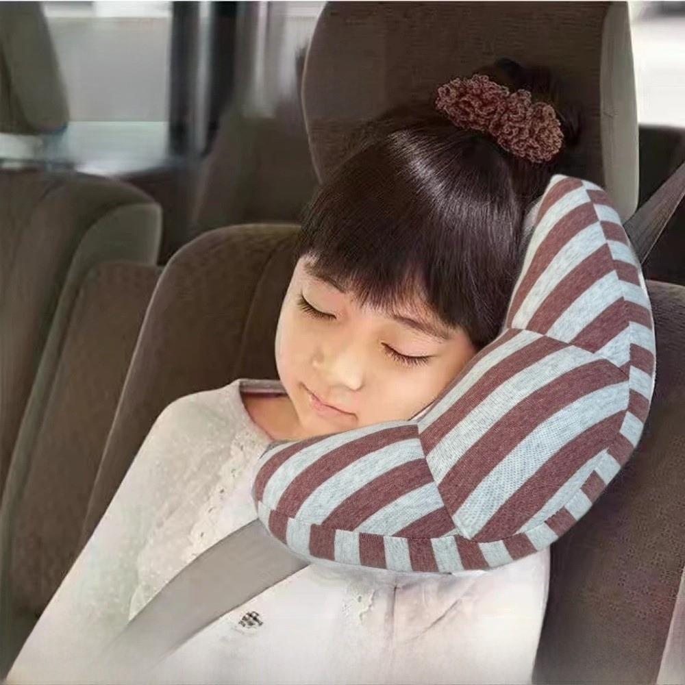 Two-In-One Design Car Seat Belt Pillow Adjustable Travel Head Rest Safety Strap Pad Car Travel