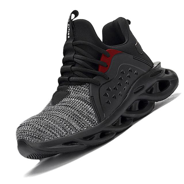 Мужские кроссовки со стальным носком, противоударная рабочая обувь, противопрокольная, противоскользящая, рабочая защитная обувь, защитная обувь, мужские и женские рабочие защитные ботинки, дышащие