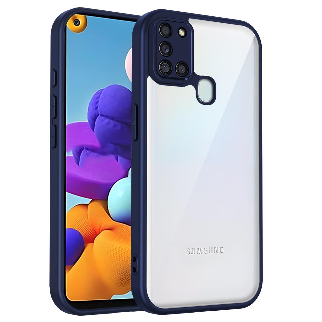 Чехол для Samsung Galaxy A21s Чехол для телефона Galaxy A21S Чехол-бампер Galaxy A21S с воздушной подушкой Силиконовый бампер Прозрачная матовая задняя крышка Жесткая