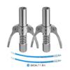 Mini Grease Gun Coupler 10000PSI Manual Grease Pump Head Syringe Lubrication Nozzle Oil Pump Filling Tool Grease Injector Nipple