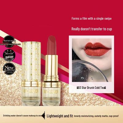Marc Andy Velvet Essence: Матовая увлажняющая помада - Насыщенный цвет, гладкое покрытие, не оставляет следов.