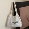 Lightweight Drawstring Tote Bags Casual Handbag Ins Letter Shoulder Bag  Outdoor