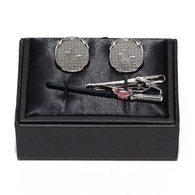 Галстук MASAMUNE Masamune Tie Set Tie Set Pin/Cufflinks 19. Запонки/булавки мужские FT-TPCU19 черные/серебряные запонки/булавки
