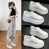 Leather Little White Shoes Women's Summer Mesh Single Shoes Muffin Platform Sports Shoes Small Casual Shoes Tide