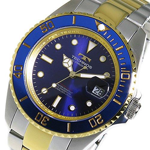 TECHNOS Кварцевые часы TSM402TN синие [мужские]