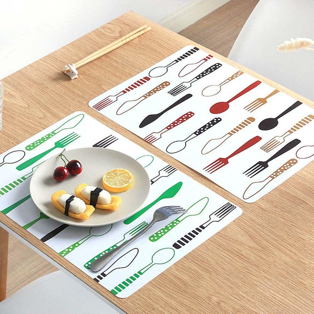 Cartoon 40*28cm Table Decoration Dinner Bowl Kitchen Tableware Table Mat Placemat Disc Pad