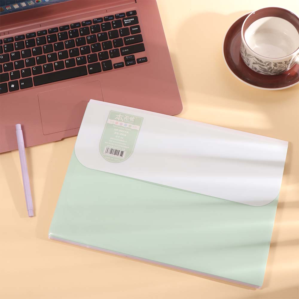 5 Layers A4 File Folder Storage Bag Waterproof Plastic File Organizer Business
