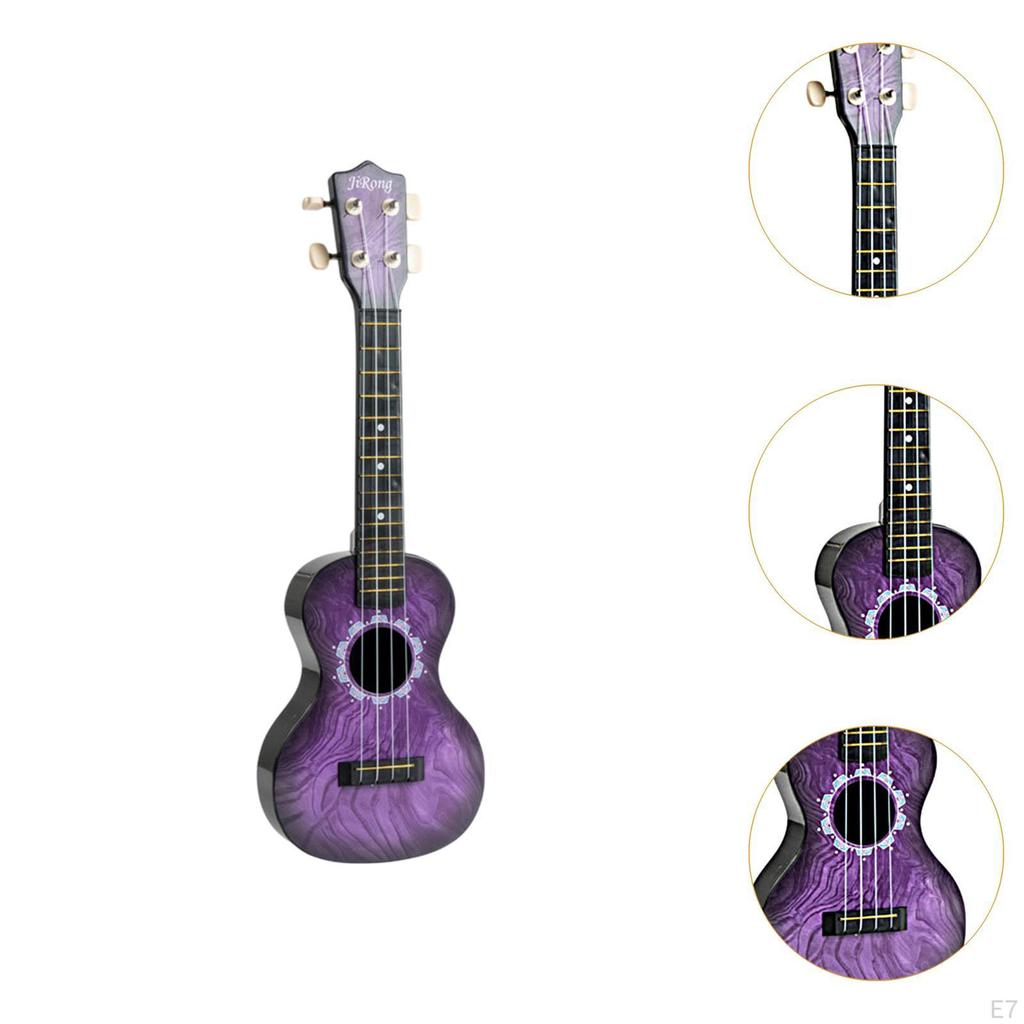 Детская музыкальная игрушка укулеле, четырехструнная гитара, легкий инструмент для маленьких учеников