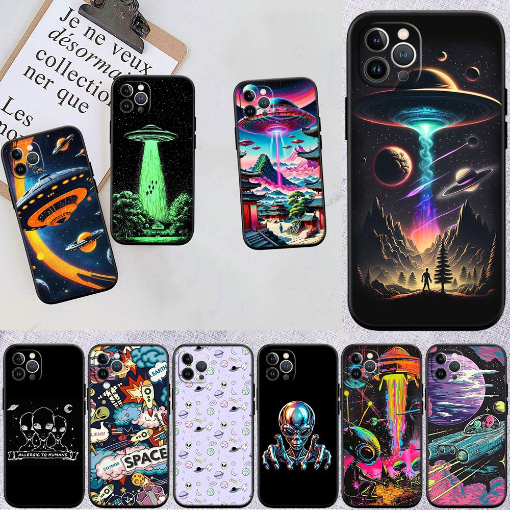 MY25 Space Astronaut Alien UFO Soft Shell Phone Case for Xiaomi Xiaomi Poco M4 M5 M6 M7 X3 X6 X7 F8 Ultra Pro GT NFC
