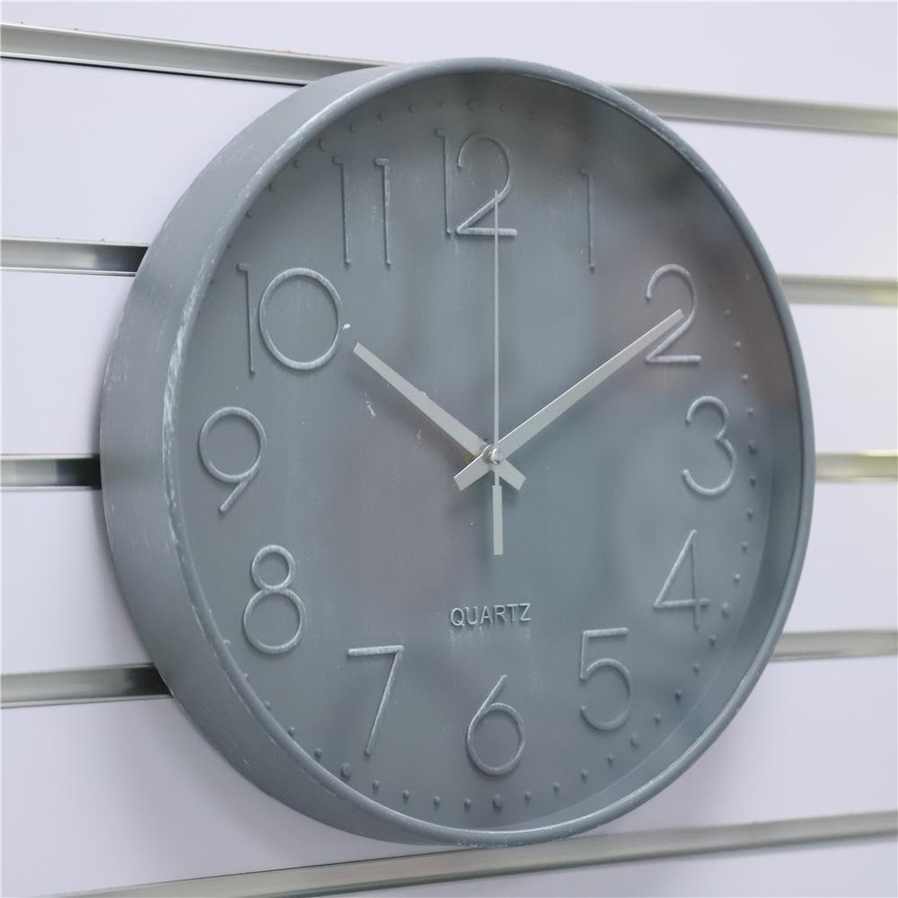 12-дюймовые 30 см Настраиваемые Часы Настенные часы Гостиная Креативные часы Бесшумные Электронные Кварцевые часы Настенные часы Простые