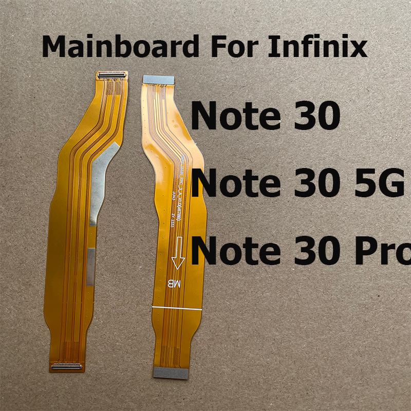 Для Infinix Note 30 Pro 4G 5G Плата PCB Разъем Док-станции Шлейф Новая Основная Плата Материнская Плата Гибкий Шлейф Запчасти