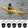 10Pcs Kayak Fishing Riggings D Rings With Screws Elastics Rope Pull Buckles Fishing Boats Hardware Kayak Accessories