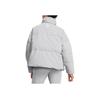Under Armour Сплошной цвет для тренировок, спортивный короткий пуховик с воротником-стойкой, женская верхняя одежда, серый 1378859-014