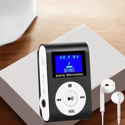 Мини-портативный MP3-плеер с металлическим зажимом, отлично подходит для студентов и любителей спорта