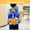 Childrens Nylon Backpack With Printed Design And Breathability For Kindergarten Students