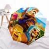 Clash Royale, Heroes- Automatic Opening and Closing, 8-rib Structure Portable Umbrella, Suitable for Men and Women in All Seasons - Perfect