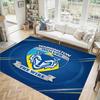Warrington Wolves Design Crystal Velvet Carpet Cozy Non?Slip Printed Rug For Bedroom Living Room Entrance