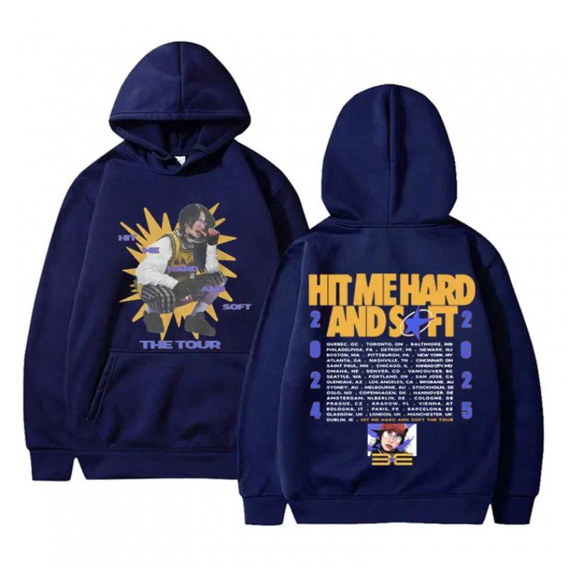 Худи с графикой мужское 'Hit Me Hard And Soft Tour'