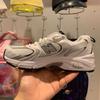 New Balance 530 Big Kid White Natural Indigo Kids Sneakers Silver-Metallic GR530SB1