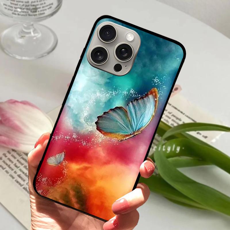Popular Patterns For iPhone 15 Plus Case On iPhone15 Soft Silicone TPU Phone Cover For iPhone 15 Pro Max Protector Coque Funda