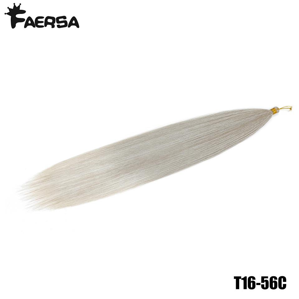 Ariel Straight PonyTail Synthetic Hair 30 Inch Bundles Crochet Braids Ombre Brown Crochet Brading Hair Extensions for Women