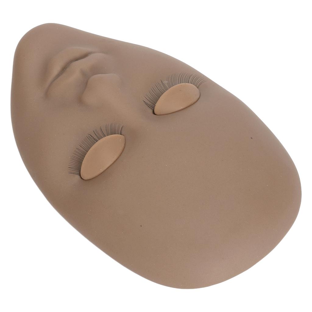 Манекен для наращивания ресниц, 3 пары съемных век, однослойная модель лица для наращивания ресниц