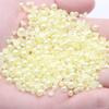 8mm Flat-Bottom Half-Round Imitation Pearls Beads, 100-Pack - DIY Rhinestone Mobile Case Accessories