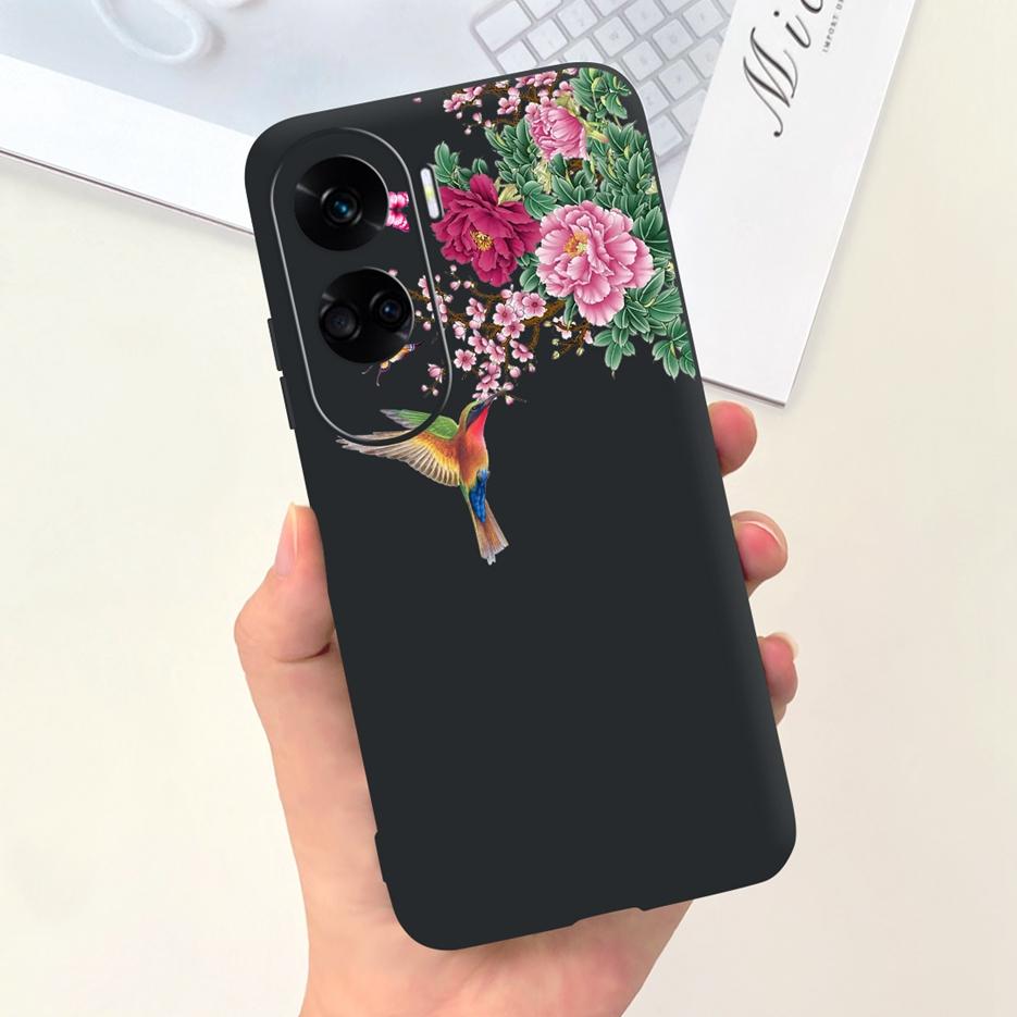 Чехол для Honor 90 Lite Роскошный Мультяшный Девочки Подсолнух Расписной Чехол Мягкий Силиконовый Чехол для Телефона Для Honor 90 Pro Honor90 Lite Чехол