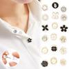 Fixed Clothing Buttons Brooch Pins Anti Glare Brooch Hot Sale Corsage Party
