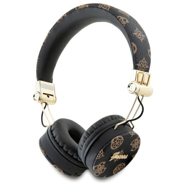 Słuchawki nauszne Bluetooth ENC Guess Peony Script Czarne