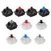 10 шт. переключателей MX2A RGB коричневых, красных, синих, черных, серебристых для механической клавиатуры, переключатели улучшают навыки печати