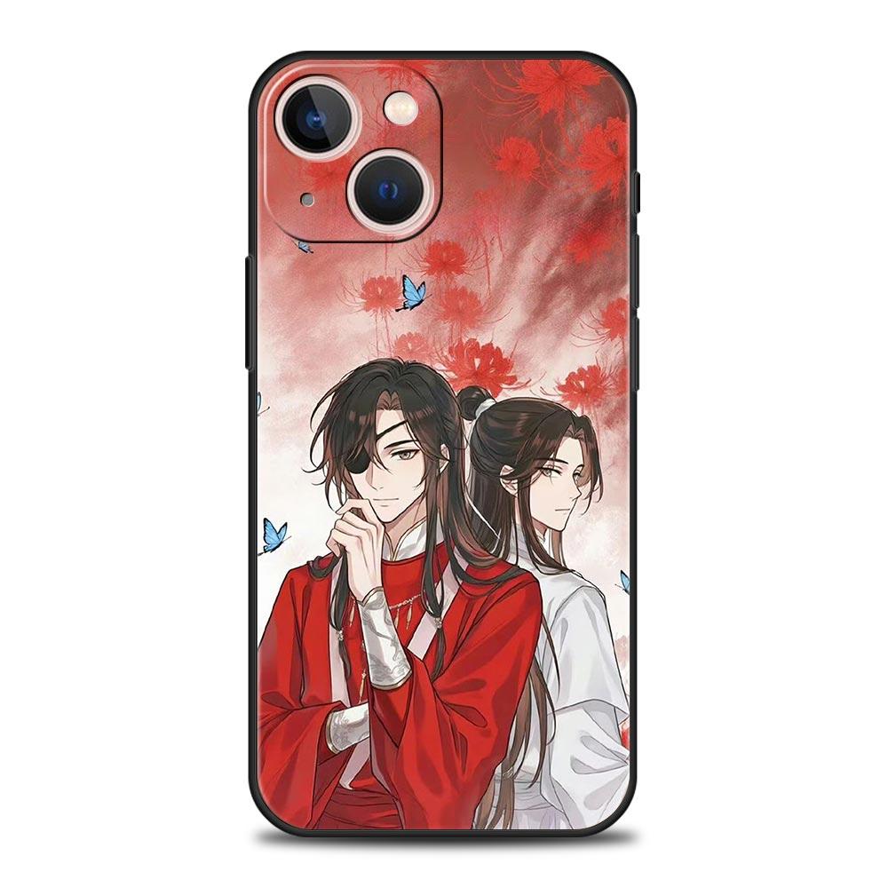 Чехол для телефона iPhone 17 16e 15 14 13 12 11 Pro Max SE 7 8 Plus Оболочка iPhone 16 Мягкий ТПУ Чехол Благословение Небесного Чиновника