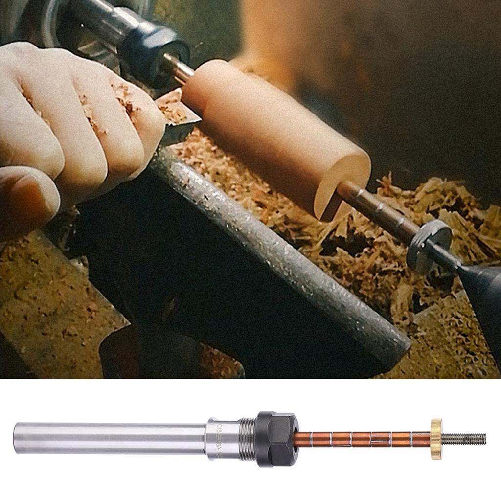 Woodworking Pen Turning Mandrel Lathe Parts Mechanical Accessory ToolStraight Shank