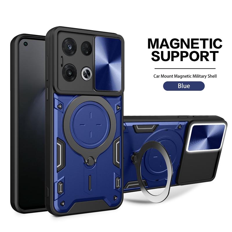 Для OPPO Reno 8 Pro чехол с магнитным кольцом-подставкой, защитный чехол Phoen для OPPO Reno8 Reno8 Pro + Plus, защитная задняя крышка для камеры