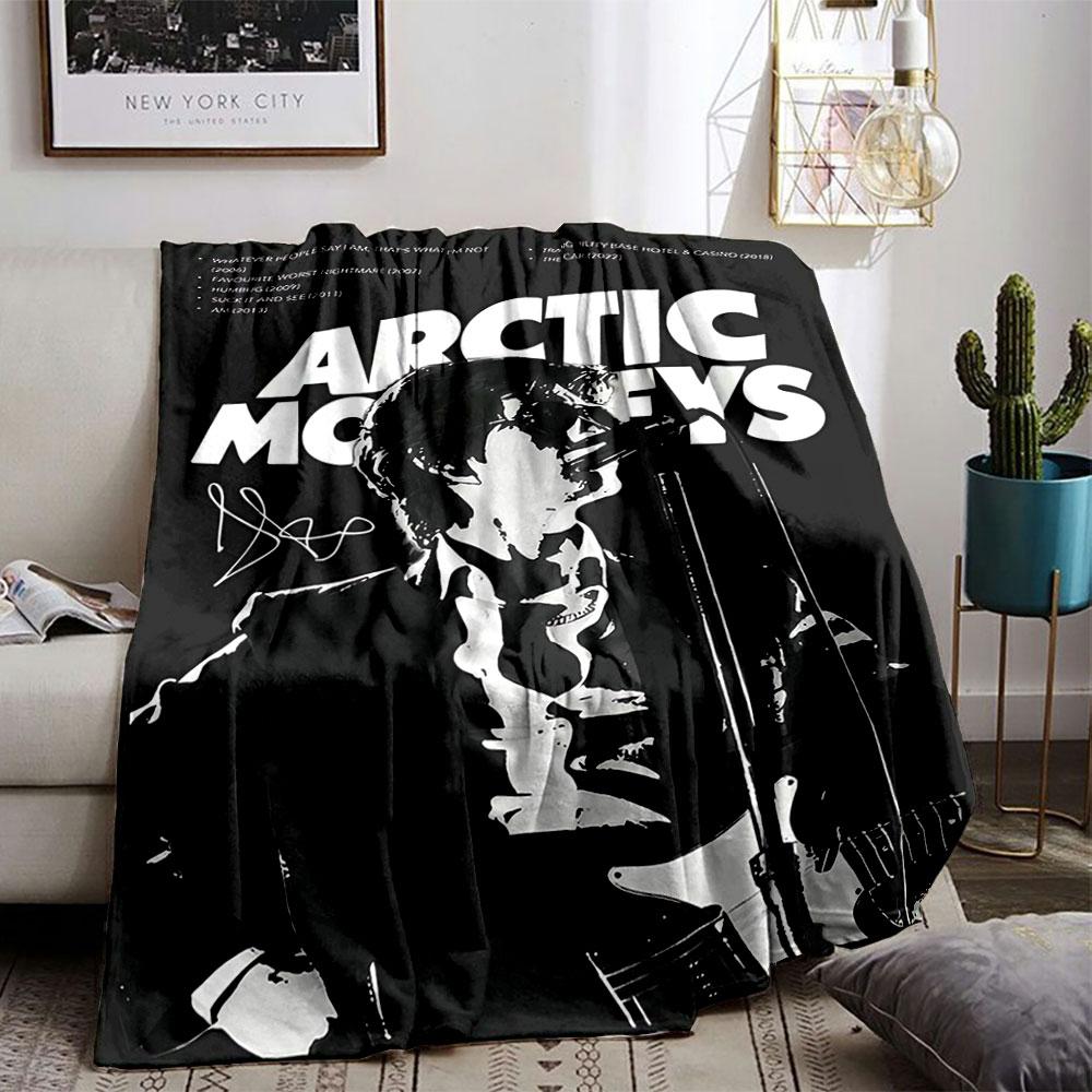 Arctic Monkeys Band Art Blanket for all seasons blanket lunch break throw gift