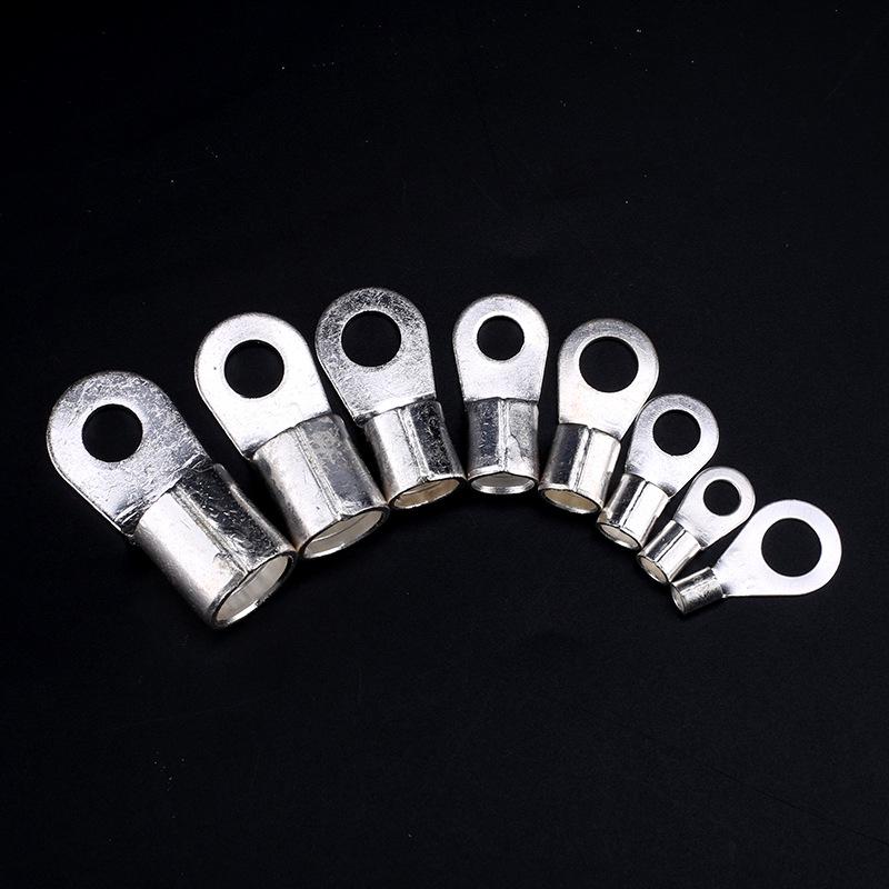 OT38-8 Copper Lug Cold Crimp Wiring Connectors, 200 Pcs