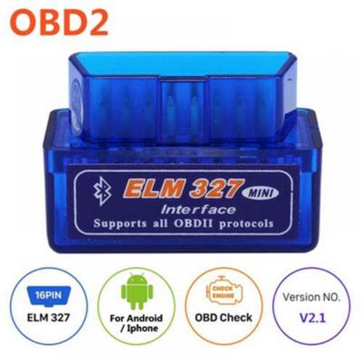 Super Mini ELM327 Bluetooth V2.1 OBD2 Беспроводной автомобильный диагностический сканер Универсальный OBD II Автосканирование