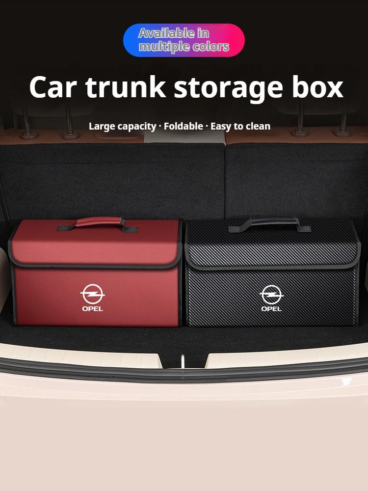 Car Trunk Storage Box Organizer Foldable Container Bag For Opel Corsa Insignia Mokka Vectra Vivaro Grandland Astra Zafira PG3