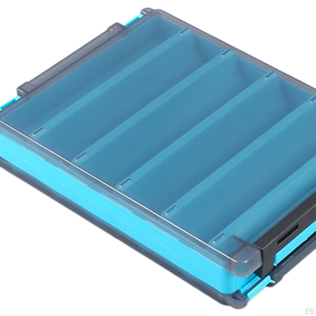 Коробка для мух для рыбалки двухсторонний компактный контейнер дышащий кейс для хранения снастей приманка