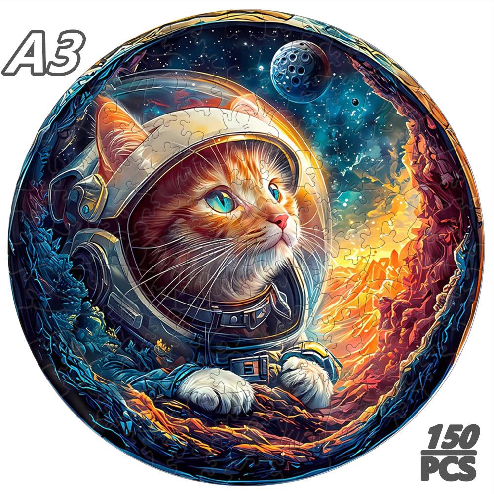 3D Кошка Деревянная Пазл Сделай Сам Деревянные Пазлы для Взрослых Детей Развивающие Игрушки для Снятия Стресса Игра Подарки на День Рождения