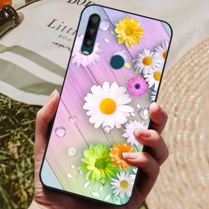 For Alcatel 1SE 2020 Case Shockproof Flower Back Cover For Alcatel 1SE 2020 5030F 5030U 5030D Soft Silicone Phone Fundas Bumper