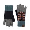Autumn Winter Retro Jacquard Knit Thermal Gloves